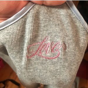 5/25 Soft grey crop top pajama